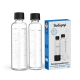 Sodapop Комплект стъклени бутилки LOGAN 2 броя (600мл + 850мл) и таблетки за почистване