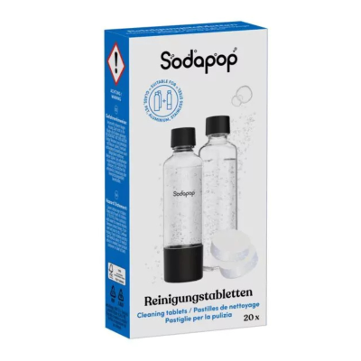 Sodapop Таблетки за почистване на бутилки, опаковка от 20 броя