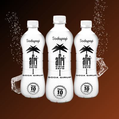 Sodapop AFRI Сироп Кола без захар 500мл за 10 литра 3 броя