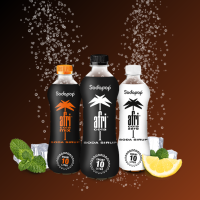Sodapop AFRI Комплект Сиропи Кола 3 броя