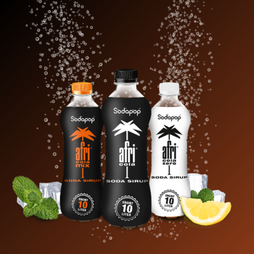 Sodapop AFRI Комплект Сиропи Кола 3 броя