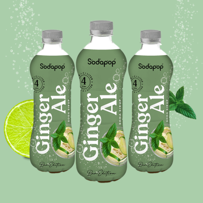 Sodapop Bar Edition Сироп Джинджифил 500мл за 4 литра 3 броя