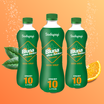 Sodapop Bluna Сироп Портокал 500мл. без захар 3 броя