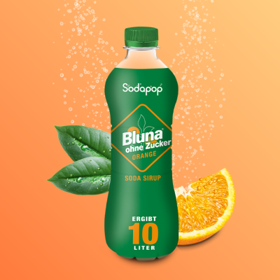 Sodapop Bluna Сироп Портокал 500мл. без захар